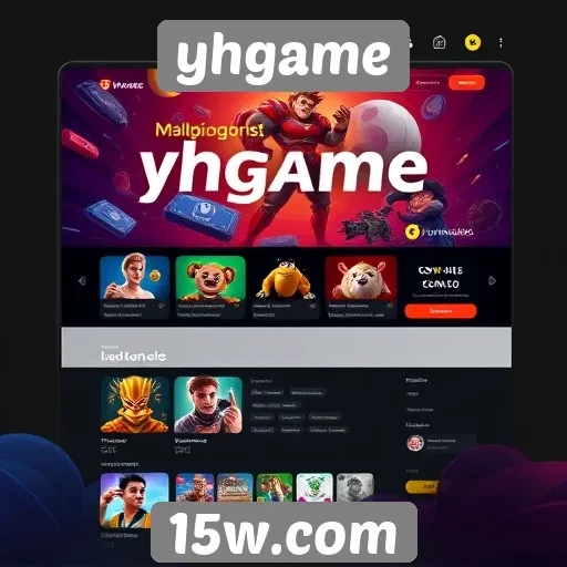 Interface de usuário do yhgame é intuitiva